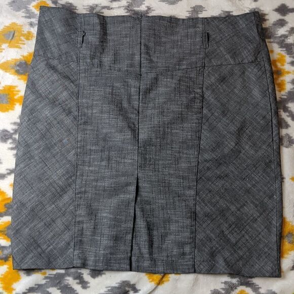 💜5/$25 sz 11 juniors heart soul gray zip up pencil skirt - Picture 3 of 4